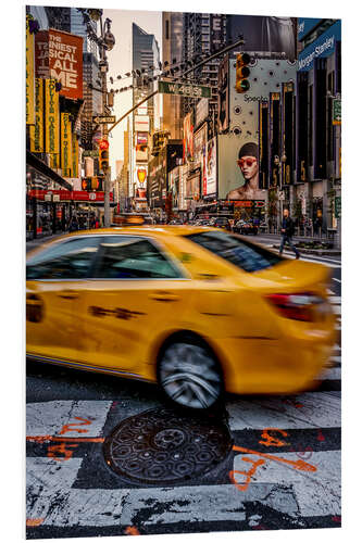 PVC-taulu Yellow Cab New York