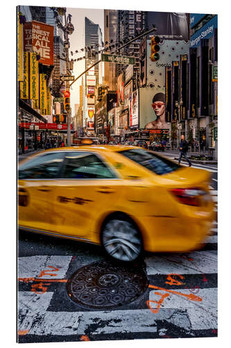 Galleritryck Yellow Cab New York