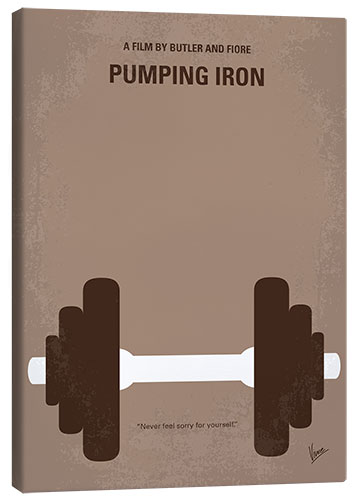 Quadro em tela Pumping Iron