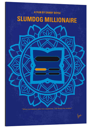 Aluminium print Slumdog Millionaire