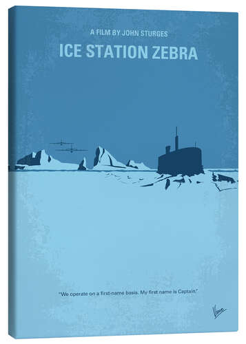 Leinwandbild Ice Station Zebra