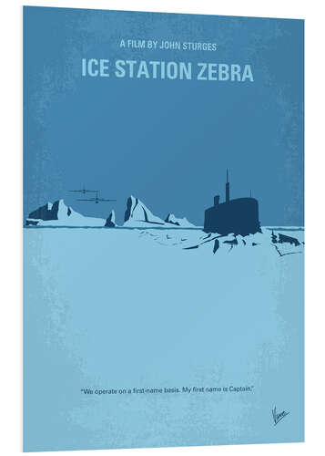 Foam board print Ice Station Zebra