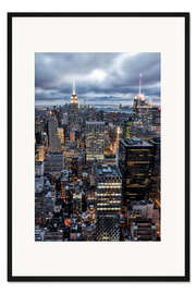 Gerahmter Kunstdruck Cityscape New York, USA