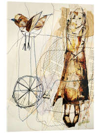 Acrylglas print girl