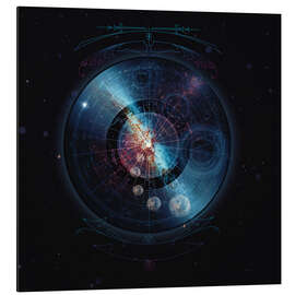 Magnettafel Space Music