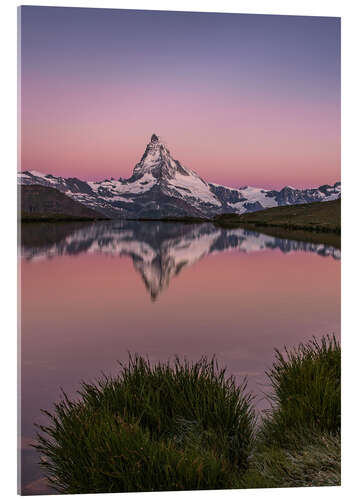 Acrylic print Sunrise Matterhorn Switzerland