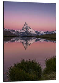 Tableau en aluminium Sunrise Matterhorn Switzerland