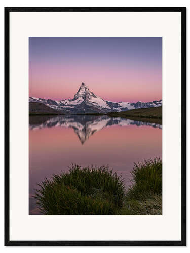 Kehystetty taidepainatus Sunrise Matterhorn Switzerland