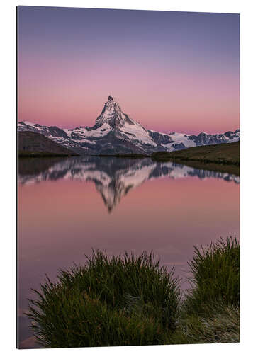 Quadro em plexi-alumínio Sunrise Matterhorn Switzerland