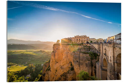 Gallery Print Ronda bei Sonnenuntergang