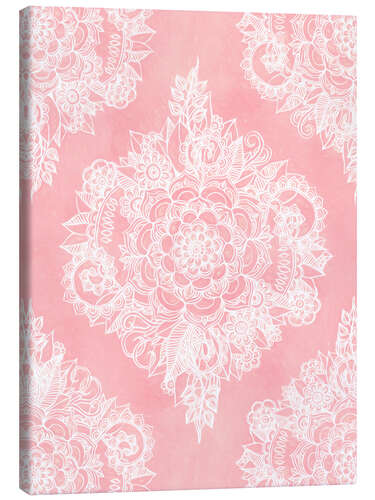 Canvas print Marshmallow Lace