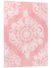 Foam board print Marshmallow Lace