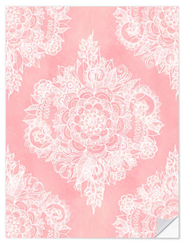 Muursticker Marshmallow Lace