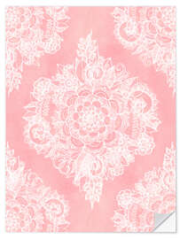 Muursticker Marshmallow Lace