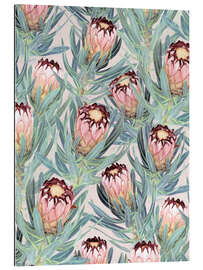 Gallery print Pale Painted Protea Neriifolia