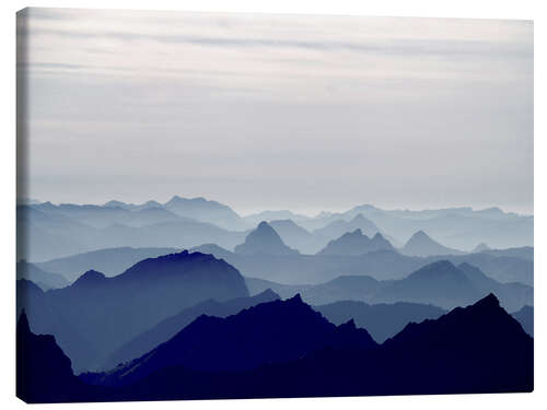 Lienzo Horizonte azul