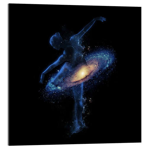 Acrylic print Galactic ballet