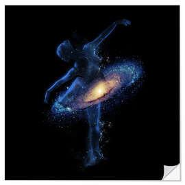 Wall sticker Galactic ballet