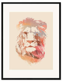 Framed art print Desert lion