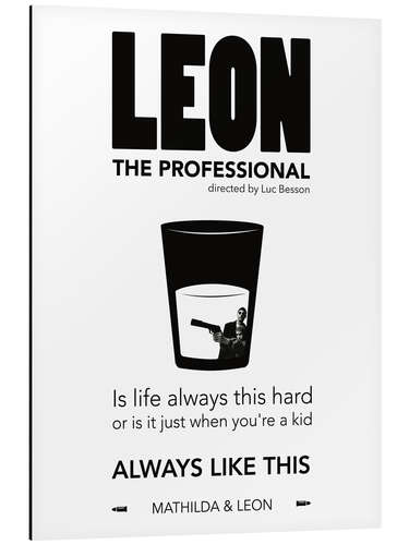 Aluminium print Leon the Professional