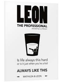 Foam board print Leon the Professional