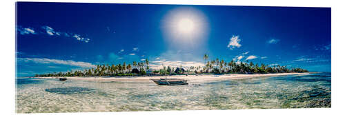 Stampa su vetro acrilico Panorama Zanzibar, Africa