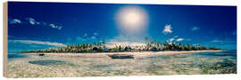 Tableau en bois Panorama Zanzibar, Africa - Stefan Becker