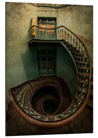 Magnettafel Wendeltreppe in einem alten Gebäude