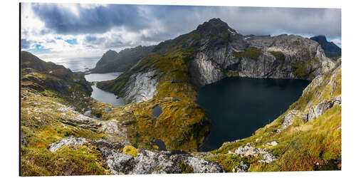 Obraz na aluminium Hiking the Lofoten, Moskenesoya, Norway