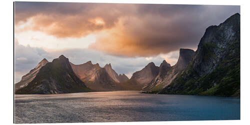 Galleriprint Kveldsstemning over Lofoten