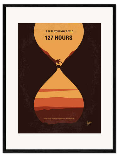 Impresión de arte enmarcada 127 Hours