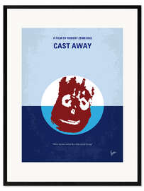 Inramat konsttryck Cast Away