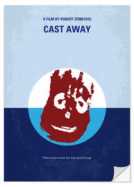 Selvklebende plakat Cast Away