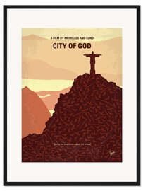 Gerahmter Kunstdruck City Of God