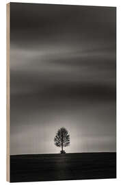 Holzbild Einsamkeit - Muharrem Ünal