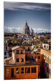 Gallery print Over the roofs of Rome, Italy