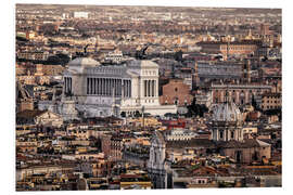 Foam board print Cityscape Rome, Italy