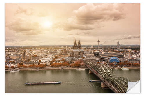 Vinilo para la pared Cologne Autumn View