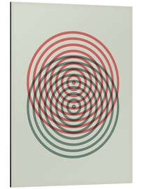 Magnettafel Retro Kreis 