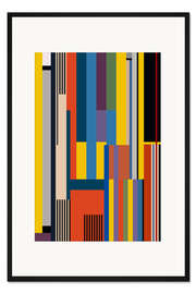 Gerahmter Kunstdruck Bauhaus Aufstieg