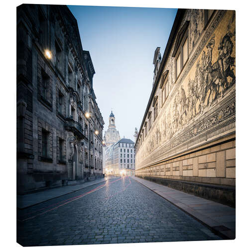 Leinwandbild Fürstenzug Dresden