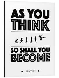 Magnettafel As you think - Bruce Lee