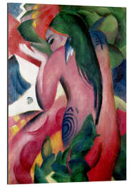 Magnettafel Rote Frau