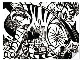 Naklejka na ścianę Tigers, 1912