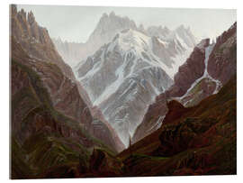 Tableau en verre acrylique Hautes montagnes