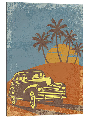 Gallery print Oldtimer at sunset