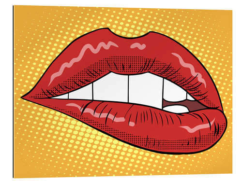 Gallery print Red lips