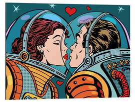 Magnettafel Ein Mädchen und ein Junge