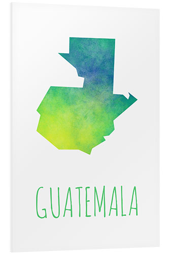 Foam board print Guatemala