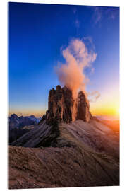 Acrylic print dolomites mountains